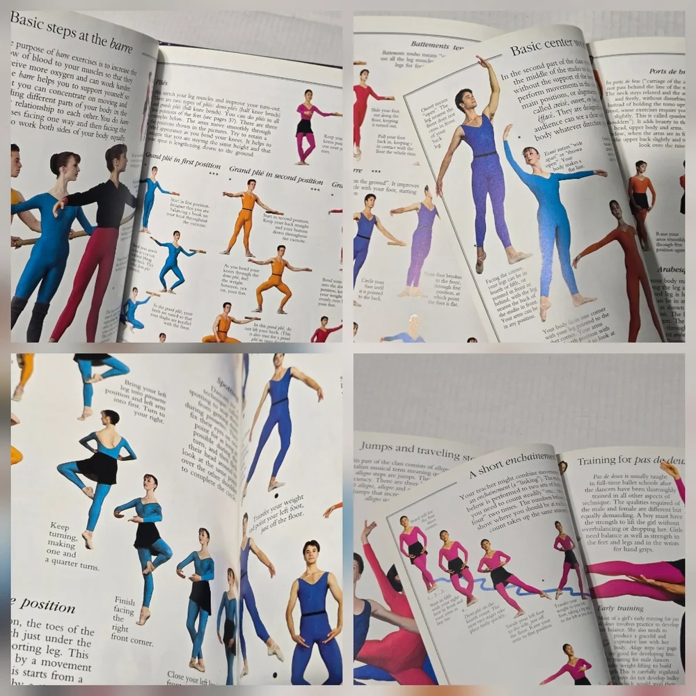 Usborne World of Ballet Book, guide to learning ballet, basic steps and more